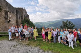 Гид по Вене и Австрии Любовь Джуринская с туристами